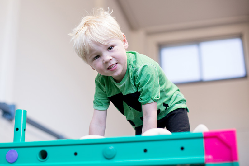 Seacliff Kindergym climbing