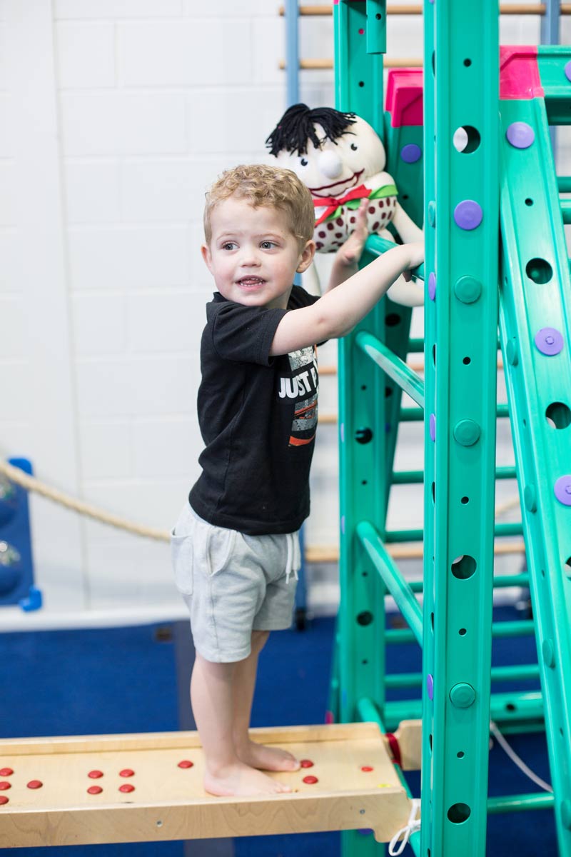 Seacliff Kindergym climbing