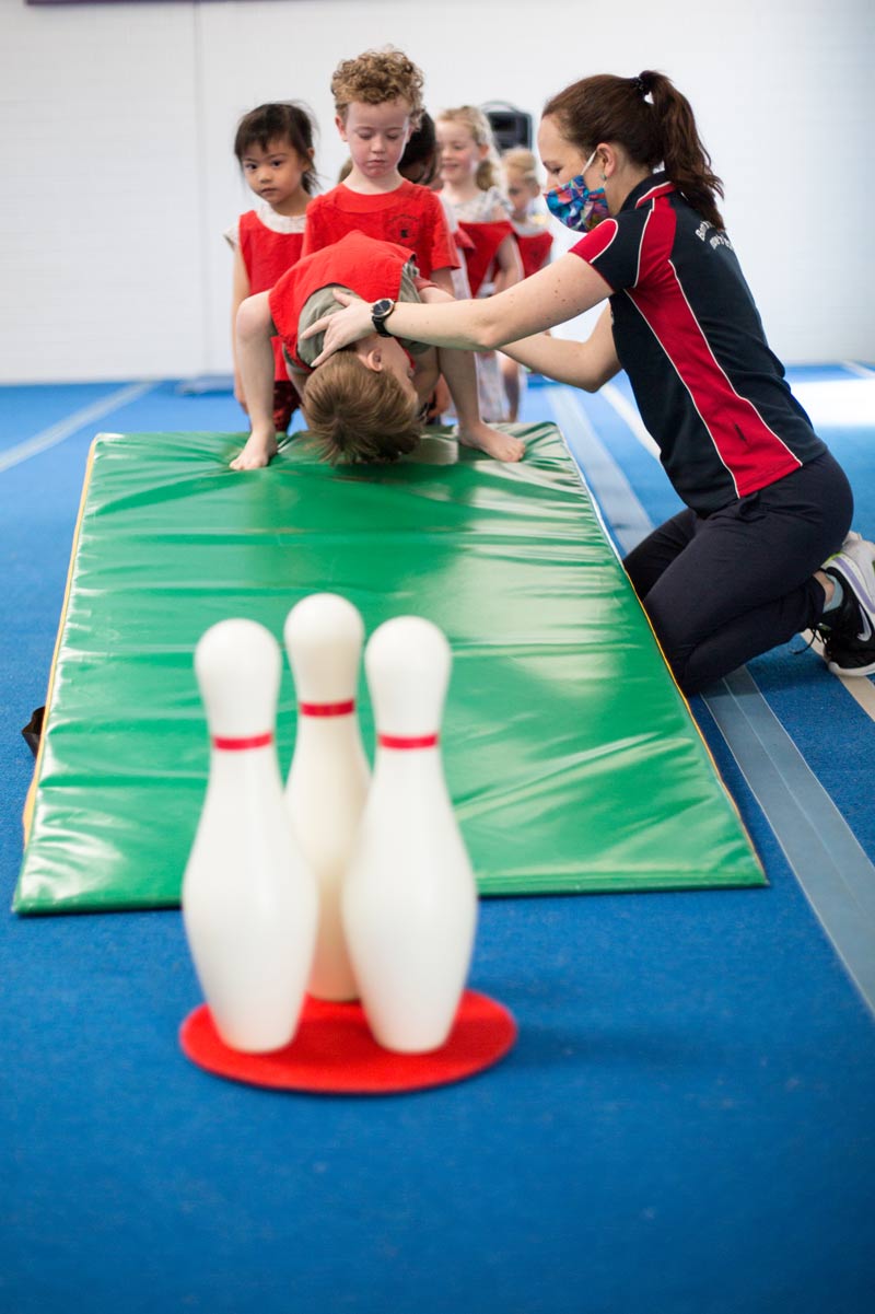 Seacliff Kindergym forward roll