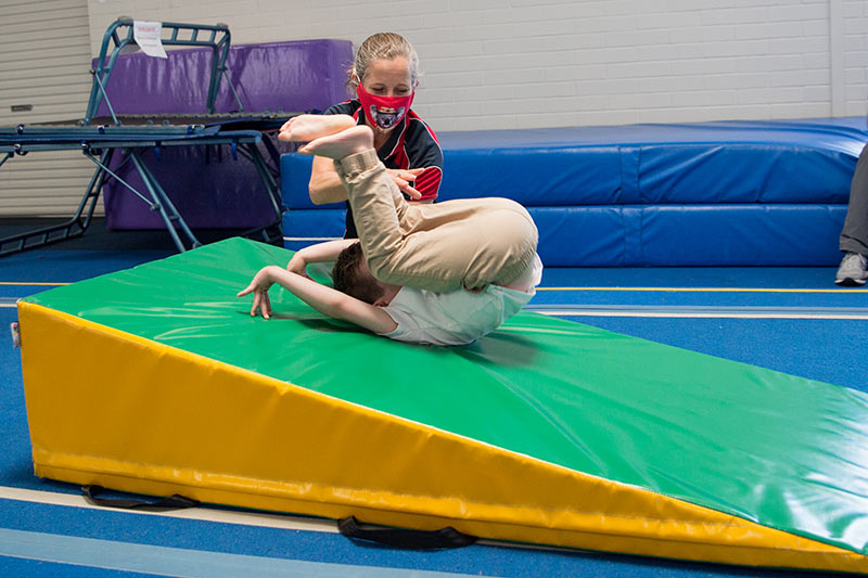 Seacliff Kindergym forward roll