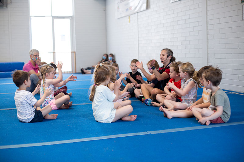 Seacliff Kindergym mat time